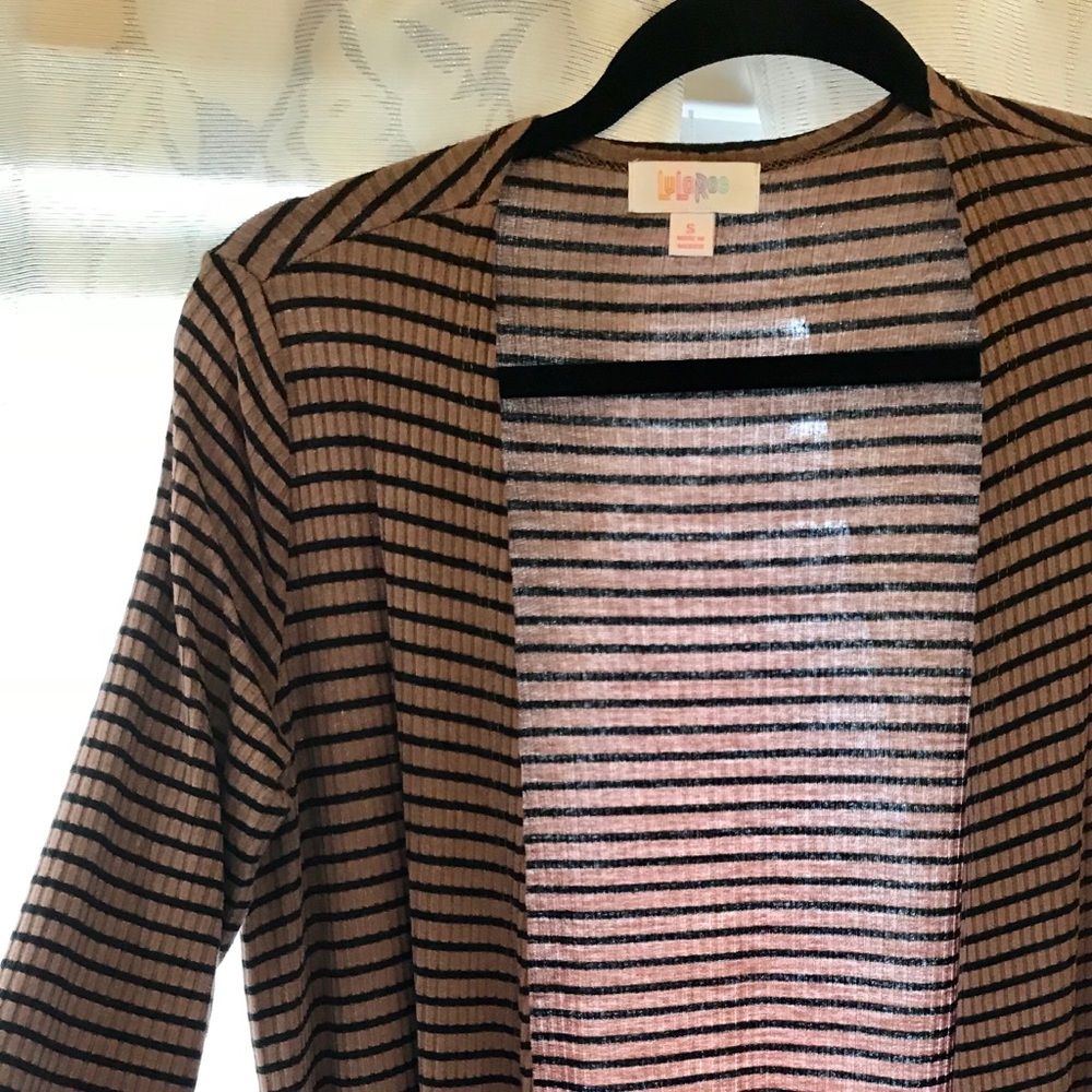 Lularoe Small Sarah Sweater - Brown/Black NWOT